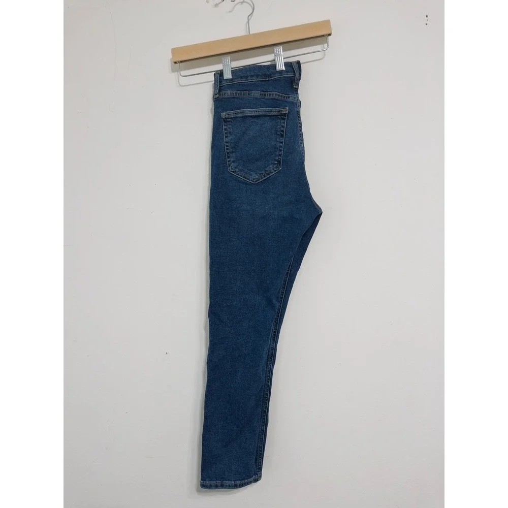Topshop Moto Jamie skinny‎ jeans 30x30 Y2K streetwear glam festival side stripe